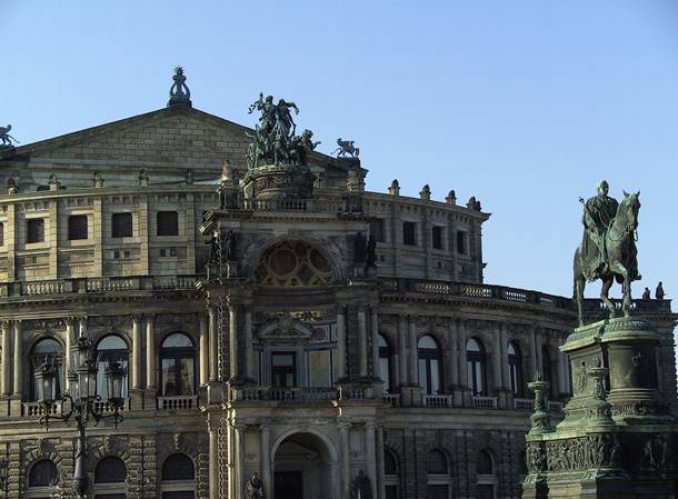 die Semperoper in Dresden